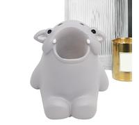Joli porte-brosse à dents - Motif de de dessin animé amusant - Support mural pour brosse à dents animal mignon - Porte-brosse à dents compact idéal pour la salle de bain des et les
