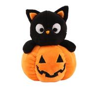 Joli porte-clés en peluche - Pendentif en peluche d'Halloween pour sac - Figurine fantôme mignonne avec décoration de citrouille en peluche pour hommes et femmes - Sac à main, Noir , Siehe