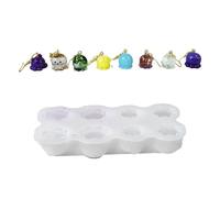 Joli porte-clés en silicone en forme de calamar pour loisirs créatifs miniatures en polymères argile, pieuvres