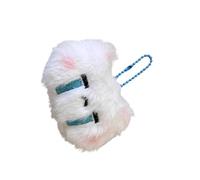 Joli porte-clés unique avec pendentif en peluche pour sac à dos, accessoire de décoration pour filles, adolescentes et étudiants, joli porte-clés ours pour sacs d'école, Ours qui pleure, taille unique