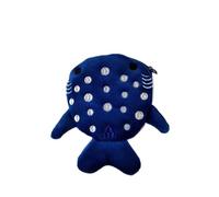 Joli porte-monnaie en peluche douce avec fermeture éclair pour enfants, adolescents, filles, femmes, câbles de données, écouteurs et pochette pour clés, bleu foncé, Taille unique