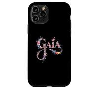 Joli prénom Gaia - Tenue de Jardin personnalisée pour Fille Coque pour iPhone 11 Pro