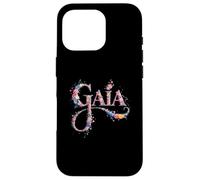 Joli prénom Gaia - Tenue de Jardin personnalisée pour Fille Coque pour iPhone 16 Pro