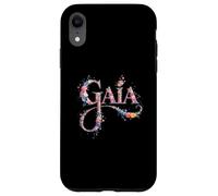 Joli prénom Gaia - Tenue de Jardin personnalisée pour Fille Coque pour iPhone XR