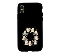 Joli Professeur de Musique Ghost Playing Instruments Band Halloween Coque pour iPhone X/XS
