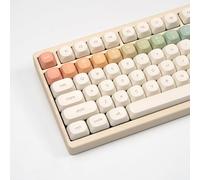 Joli profil MOA, 125 touches Pbt, ensemble de touches par sublimation de teinture avec extracteur de touches pour clavier mécanique 60 %, 75 %, 100 % (arc-en-ciel)