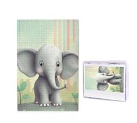 Joli puzzle éléphant pour adultes de 1000 pièces, puzzle en bois à partir de photos, puzzles stimulants parfaits pour les soirées de jeux, décoration de la maison, cadeau pour les vacances et les