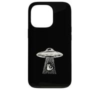 Joli Raton Laveur enlevé par Un Extraterrestre OVNI Coque pour iPhone 13 Pro