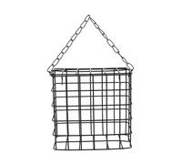 Joli récipient alimentaire Hangs pour oiseaux, perruches, grand pare-vent, distributeur de panier métallique pour décoration de jardin
