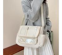 Joli sac à bandoulière décontracté Itabag pour affichage d'épingle, mode de trajet d'école, styles japonais, bandoulière style japonais, bandoulière Itabag jolie épaule pour fille, bleu, One Size