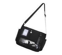 Joli sac à bandoulière Itabag pour affichage d'épingles, style japonais, style japonais, Noir