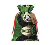 Joli sac à bonbons de Noël en forme de panda pour festivals, salles de t décorations de fête
