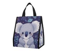 Joli sac à déjeuner isotherme Koala pour homme et femme, sac d'épicerie réutilisable, grand sac isotherme étanche, sac fourre-tout pliable et portable pour le travail, le camping, le pique-nique