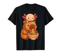 Joli Sac à Dos Capybara et Axolot Ramen Kawaii Capibara pour Enfants T-Shirt