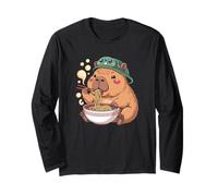 Joli Sac à Dos Capybara et Tortue Ramen Kawaii Manche Longue