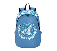 Joli sac à dos décontracté pour femme avec drapeau des Nations Unies