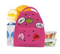 Joli sac à dos en gelée de silicone, sac à dos en silicone avec pendentif - Sac à dos en silicone imperméable à l'eau Sac à dos en gelée, sac de voyage léger sac à dos réglable pour carton, Rose
