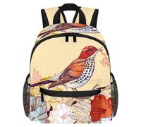 Joli sac à dos pour enfant - Bateau de vocation Phare Chaise longue Conque Sac moderne pour enfants pour maternelle, école, filles et petits enfants, multicolore 2, 25.4x10x30 CM/10x4x12 in