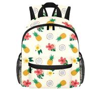 Joli sac à dos pour enfant - Bateau de vocation Phare Chaise longue Conque Sac moderne pour enfants pour maternelle, école, filles et petits enfants, Multicolore 6., 25.4x10x30 CM/10x4x12 in