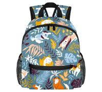 Joli sac à dos pour enfant - Bateau de vocation Phare Chaise longue Conque Sac moderne pour enfants pour maternelle, école, filles et petits enfants, Multicolore 11., 25.4x10x30 CM/10x4x12 in