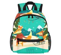 Joli sac à dos pour enfant - Bonne nuit lune étoiles sac moderne pour enfants pour la maternelle, l'école, les filles et les petits enfants, Multicolore 3., 25.4x10x30 CM/10x4x12 in