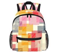 Joli sac à dos pour enfant - Bonne nuit lune étoiles sac moderne pour enfants pour la maternelle, l'école, les filles et les petits enfants, Multicolore 6., 25.4x10x30 CM/10x4x12 in