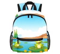 Joli sac à dos pour enfant - Bonne nuit lune étoiles sac moderne pour enfants pour la maternelle, l'école, les filles et les petits enfants, Multicolore 4., 25.4x10x30 CM/10x4x12 in