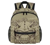 Joli sac à dos pour enfant - Écureuil mangeant des pinenut moderne pour enfants pour la maternelle, l'école, les filles et les petits enfants, Multicolore 8., 25.4x10x30 CM/10x4x12 in