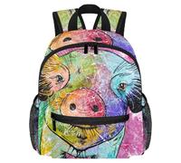 Joli sac à dos pour enfant - Hermit and the World Tarot Cards Illustration Moderne Sac pour enfants pour maternelle, école, filles et petits enfants, Multicolore 3., 25.4x10x30 CM/10x4x12 in