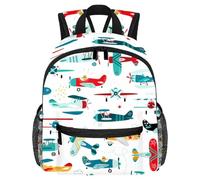 Joli sac à dos pour enfant - Sac moderne drôle de cerf astronuaire à la lune et au dos pour enfants d'âge préscolaire, école, filles et petits enfants, Multicolore 7., 25.4x10x30 CM/10x4x12 in