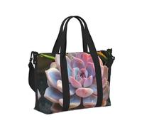 Joli sac à main de voyage léger et pliable avec imprimé succulent pour w nd, vacances, avion