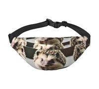 Joli sac banane de voyage en forme de hérisson, adapté pour le sport, la course, le cyclisme, les voyages, la pêche