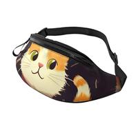 Joli sac banane en forme de chat pour homme et femme - Sac banane étanche pour le sport - Sac banane d'extérieur