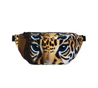 Joli sac banane imprimé Jaguar avec sangle réglable pour voyage, course à pied, randonnée