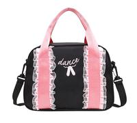 Joli sac de danse de ballet, petit sac de sport, sac à dos pour filles, sac à main à bandoulière pour femme, Noir , Taille unique