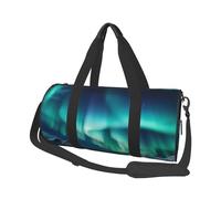 Joli sac de sport avec poche humide et compartiment à chaussures - Motif cochons d'Inde - Pour homme et femme, Belles lumières du Nord., Taille unique, Sac de voyage