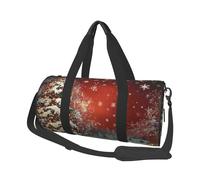 Joli sac de sport avec poche humide et compartiment à chaussures Motif lama floral Pour homme et femme, Noël., Taille unique, Sac de voyage