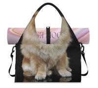 Joli sac de sport Chow Dog avec compartiment à chaussures pour chien, sac de week-end, sac fourre-tout pour gym, yoga, voyage, couleur, L, Sac de voyage