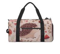 Joli sac de sport en forme de hérisson pour homme et femme, résistant à l'eau, sac de voyage léger pour voyage, sport, blanc, taille unique, blanc, Taille unique