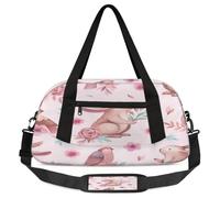 Joli sac de sport léger en forme de lapin pour filles et garçons, sac de sport léger pour enfants, petit sac de voyage, sac de danse, Adorable lapin, 18.5L x 7.8W x 9.4H