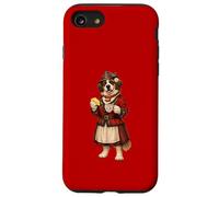 Joli Saint-Bernard Dame Chien Café Fromage Drapeau Suisse Coque pour iPhone SE (2020) / 7/8