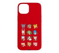Joli Signe du Zodiaque Chinois pour Le Nouvel an Lunaire Coque pour iPhone 15 Plus