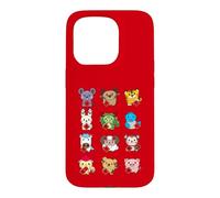 Joli Signe du Zodiaque Chinois pour Le Nouvel an Lunaire Coque pour iPhone 15 Pro
