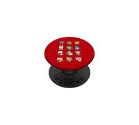 Joli Signe du Zodiaque Chinois pour Le Nouvel an Lunaire PopSockets PopGrip Adhésif