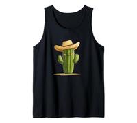 Joli Sourire de Cactus dans Un Style Cowboy pour garçons et Filles Débardeur
