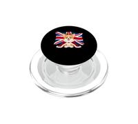 Joli Souvenir de Voyage Royal Corgi Drapeau du Royaume-Uni Europe PopSockets PopGrip pour MagSafe