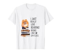 Joli Spitz, J'adore Vraiment Lire des Livres et des Spitz T-Shirt