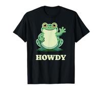 Joli Style Graphique Howdy Frog T-Shirt