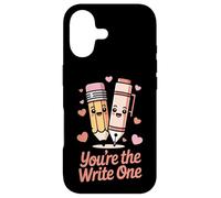 Joli Stylo Crayon You're The Write Valentines Day Coque pour iPhone 17