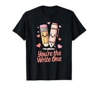 Joli Stylo Crayon You're The Write Valentines Day T-Shirt
